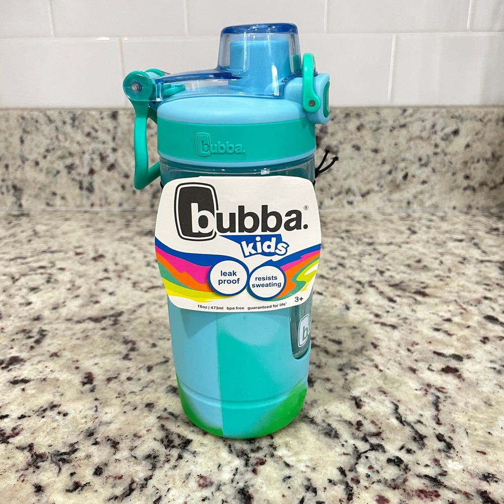 Bubba Kids 16oz Flo Refresh Water Bottle Crystle Ice Rock Candy Kiwi Color Wash